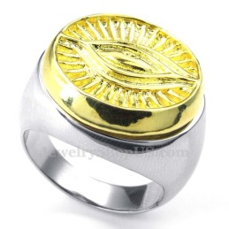 Guld Solgud Titanring