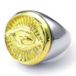 Guld Solgud Titanring