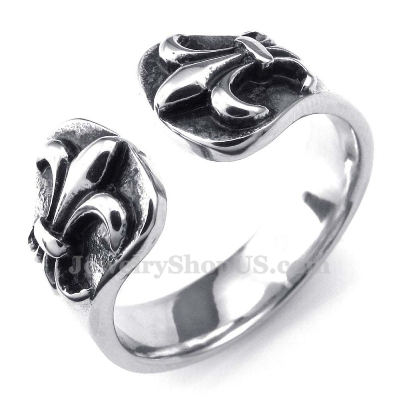 Titanring Med Korsblommaöppning Titanring Med Korsblommaöppning