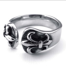 Titanring Med Korsblommaöppning