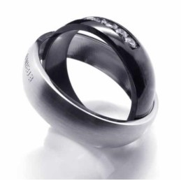 Eternal & Forever Diamantinfattad 6 Mm Titaninfälld Hovring