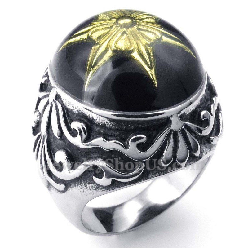 Svart Titanring Svart Titanring