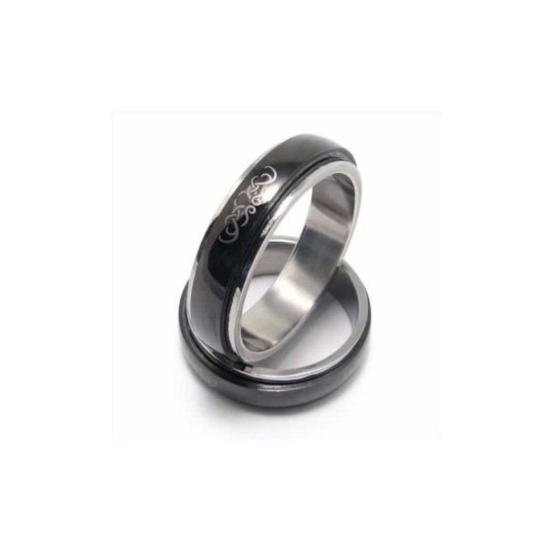 Herrring I Svart Titan På 6 Mm Herrring I Svart Titan På 6 Mm