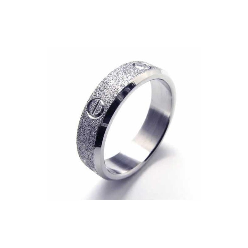 Borstad 6 Mm Titanring Borstad 6 Mm Titanring