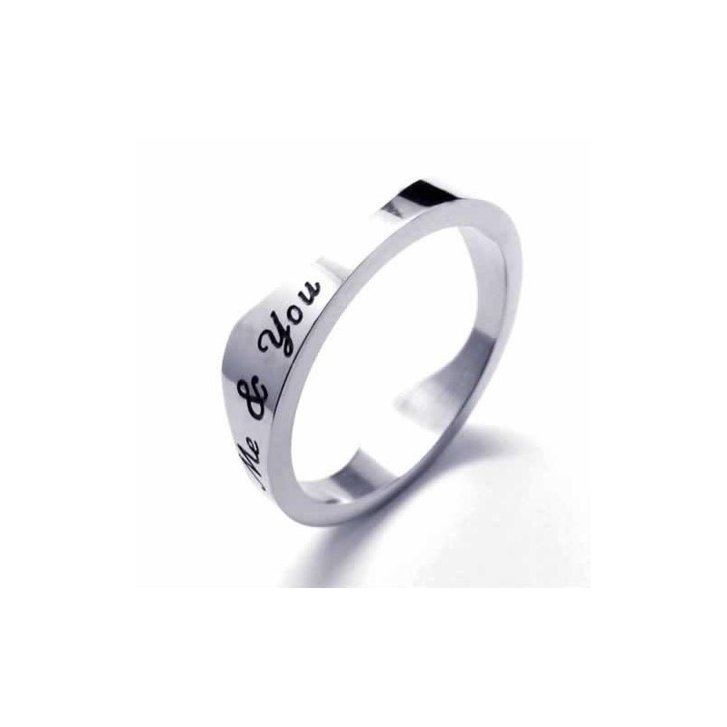 You & Me 5Mm Vågor Titanring You & Me 5Mm Vågor Titanring