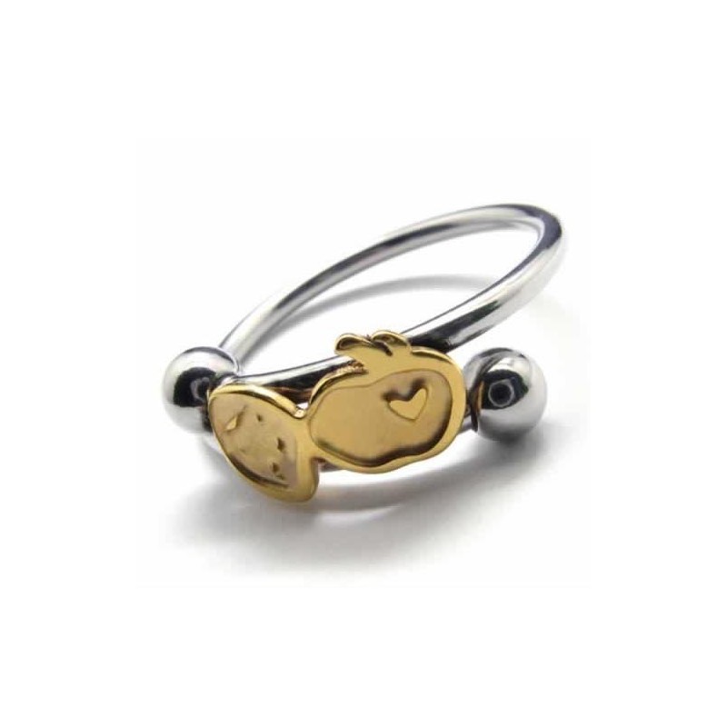 Fruit Love 8Mm Titan- Och Guldring Fruit Love 8Mm Titan- Och Guldring