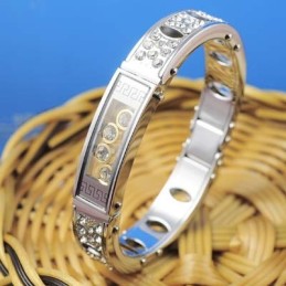 Herrarmband I Titan Med Diamanter