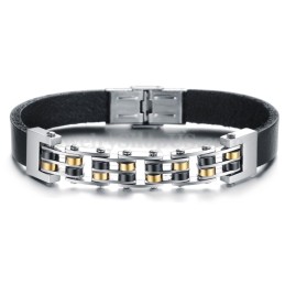 Het Rea Herrarmband I Titanläder C839