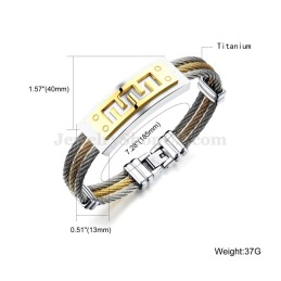 Klassiskt Titanarmband För Män Online C784