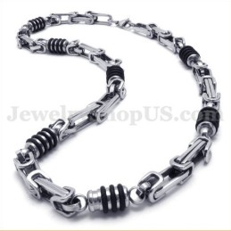 Moderiktigt Titanhalsband För Män