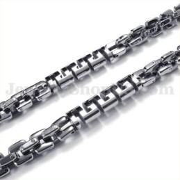 Moderiktigt Titanhalsband För Män