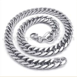 Het Rea Silver Herr Titan Halsband Kedja