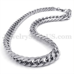 Het Rea Silver Herr Titan Halsband Kedja