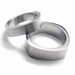 5 Mm Unisexring I Ren Titan