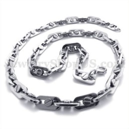 Elegant Herrhalsband I Titan