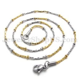 Moderiktig Guld Titan Halsband Kedja