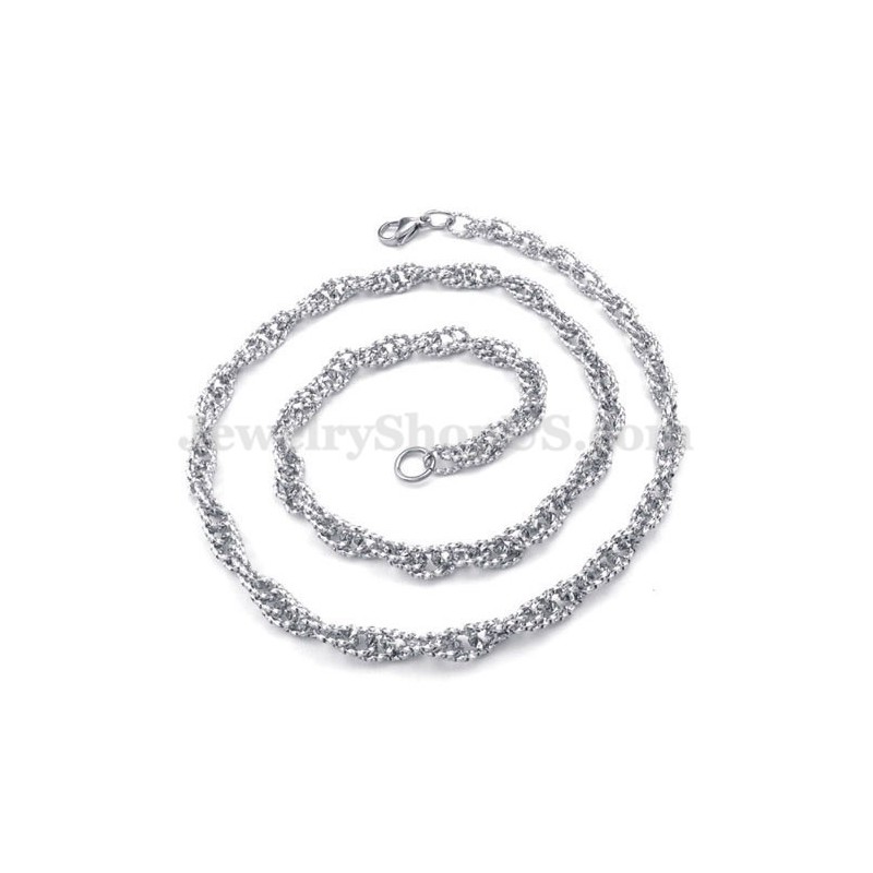 Ny Stil Silver Herrhalsband I Titankedja Ny Stil Silver Herrhalsband I Titankedja