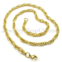 Het Rea Guld Herr Titan Halsband Kedja