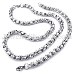 Moderiktigt Titanhalsband För Män