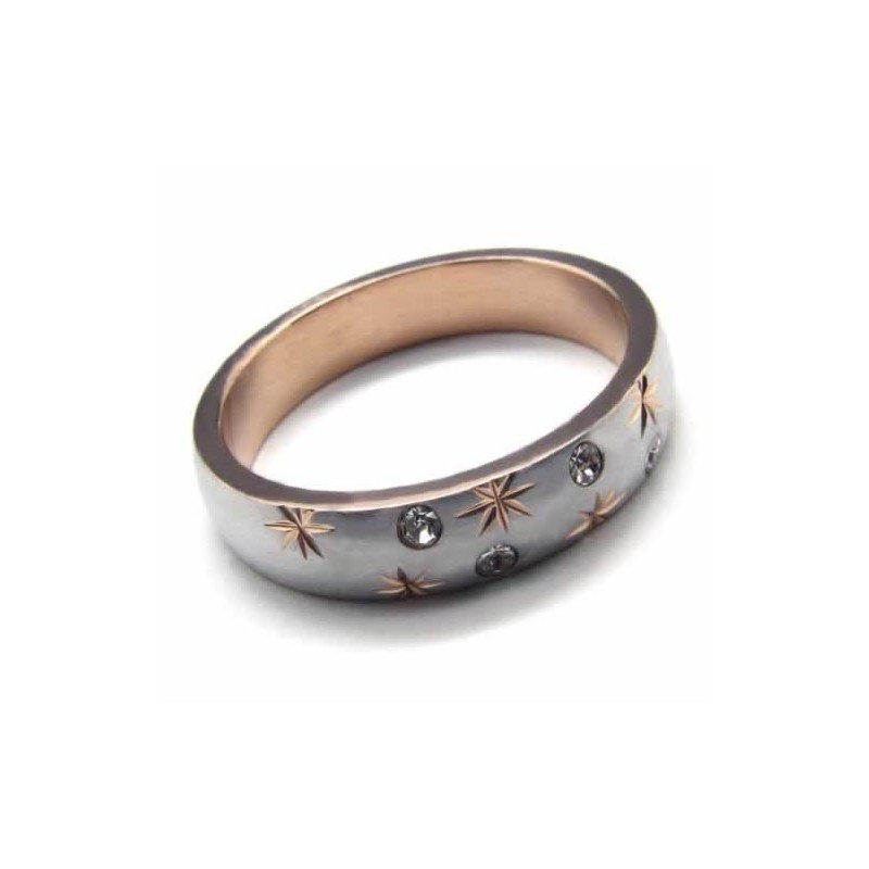 Diamantinfattad 4 Mm Titan- Och Guldinfälld Hovring Diamantinfattad 4 Mm Titan- Och Guldinfälld Hovring