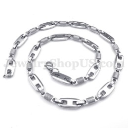 Moderiktigt Titanhalsband För Män