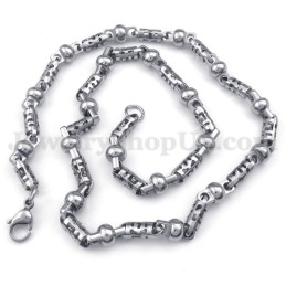 Moderiktigt Titanhalsband För Män