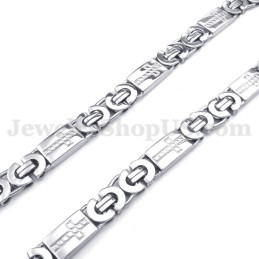 Moderiktigt Titanhalsband För Män