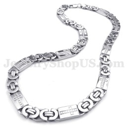 Moderiktigt Titanhalsband För Män