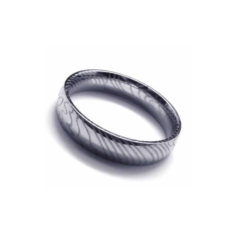 4 Mm Silverring I Titan För Damer 4 Mm Silverring I Titan För Damer