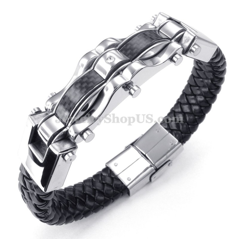 Guldsvarta Utsökta Titanarmband För Män Guldsvarta Utsökta Titanarmband För Män