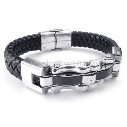 Guldsvarta Utsökta Titanarmband För Män