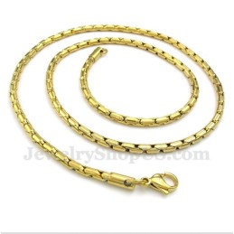 Herrhalsband I Titanguld