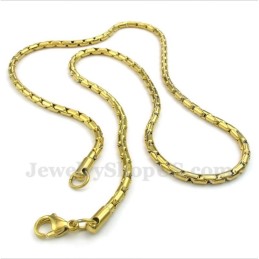 Herrhalsband I Titanguld