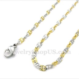 Damhalsband I Titanguld