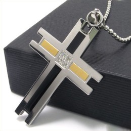 Herr Nytt Cross Titanhänge