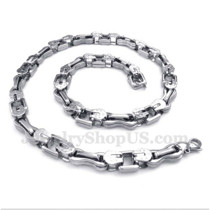 Herrhalsband I Titan Med Lager Herrhalsband I Titan Med Lager