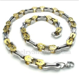 Herrhalsband I Titanguld Med Lager