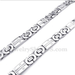 Herrhalsband Med Titankors