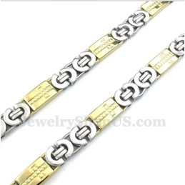 Herrhalsband I Titanguld Med Kors