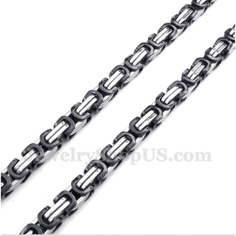 Herrhalsband I Titan, Svart Herrhalsband I Titan, Svart