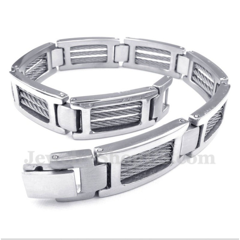 Herrarmband Med Titankabel Herrarmband Med Titankabel
