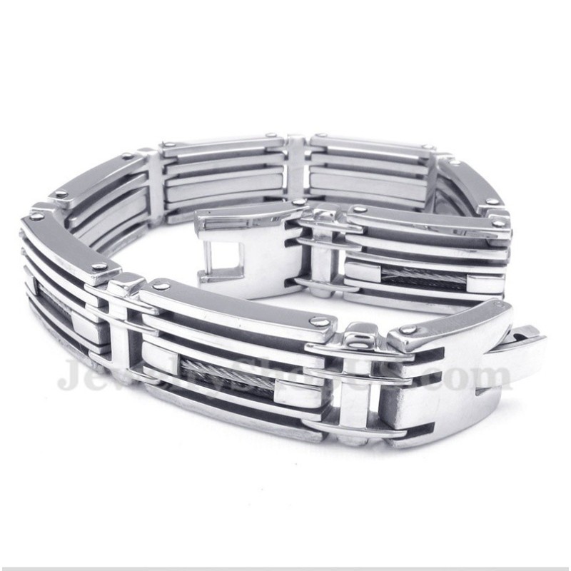 Herrarmband Med Titankabel Herrarmband Med Titankabel