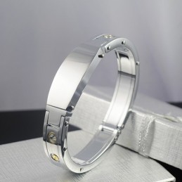 Herrarmband I Titan Med Diamanter