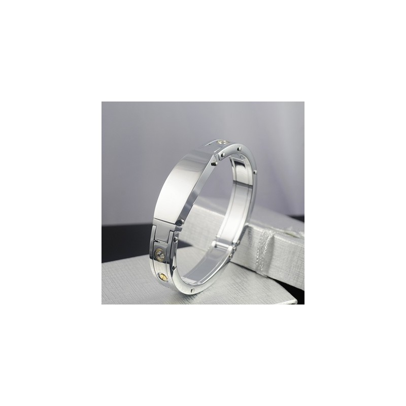 Herrarmband I Titan Med Diamanter Herrarmband I Titan Med Diamanter