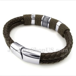 Herrarmband I Titanläder