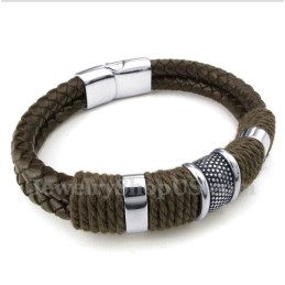 Herrarmband I Titanläder