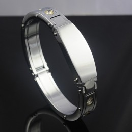 Herrarmband I Titan Med Diamanter