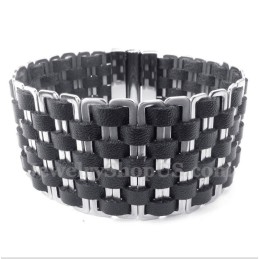 Herrarmband I Titanläder