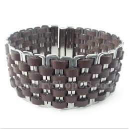 Herrarmband I Titanläder