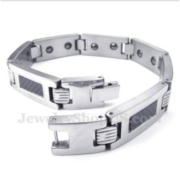 Herrarmband I Titan, Kolfiber, Magnet